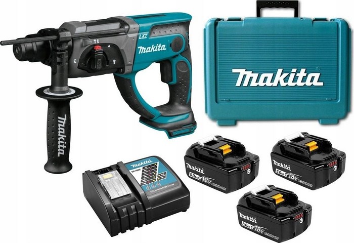 Makita DHR202RTE3 Młotowiertarka 18V 3x5Ah SDS+ 1,9J | Vordexo