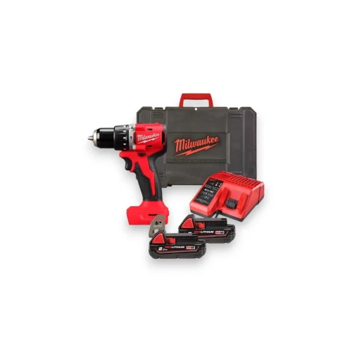 Milwaukee M18 BLPDRC-422C wiertarko-wkrętarka udarowa 18 V 60,5 Nm z akumulatorami 4,0 Ah i 2,0 Ah-Photoroom.webp