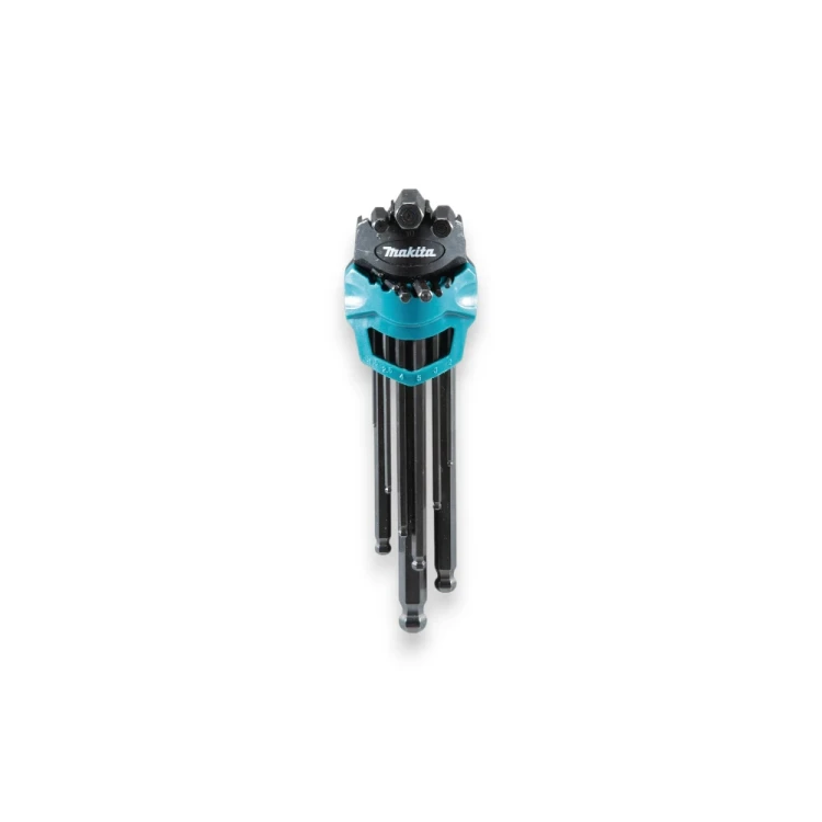 Makita B-65894 zestaw kluczy imbusowych HEX 9 szt. 1,5–10 mm