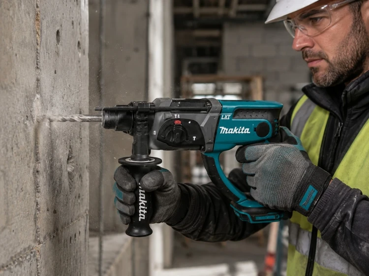 Młotowiertarka Makita DHR202Z 18 V do wiercenia w betonie
