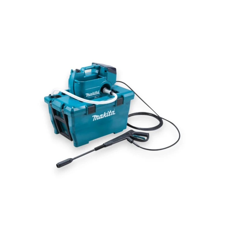 Makita DHW080ZK akumulatorowa myjka wysokociśnieniowa 2x18 V LXT 80 bar ze zbiornikiem 50 l-Photoroom.webp