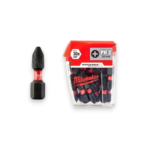 Milwaukee SHOCKWAVE PH2 25 mm 25 szt. 4932430853-Photoroom.webp