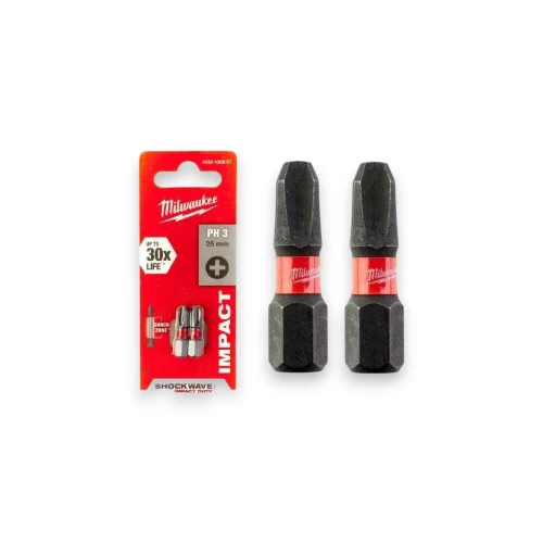 Milwaukee 4932430857 bity udarowe SHOCKWAVE PH3 25 mm 2 sztuki-Photoroom.webp