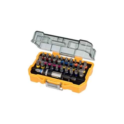 DeWALT DT7969-QZ zestaw 32 bitów 1_4 cala PH PZ TORX HEX z uchwytem magnetycznym i adapterem do nasadek-Photoroom.webp