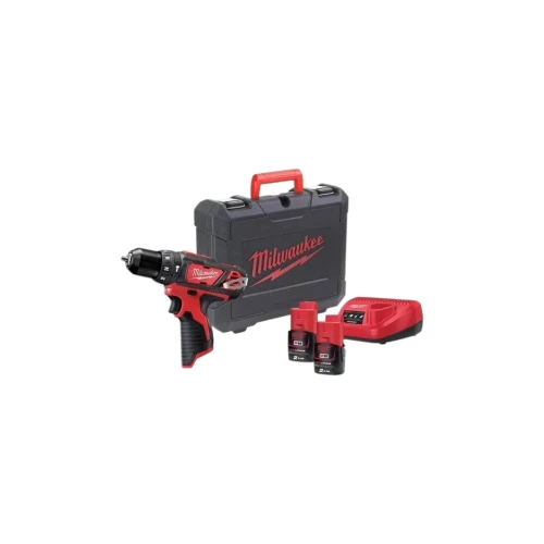 Milwaukee M12 BPDMC-202C wiertarko-wkrętarka udarowa 12V 30 Nm z dwoma akumulatorami 2,0 Ah-Photoroom.webp