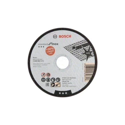 Bosch INOX Standard 125x1,6x22,23 mm tarcza tnąca do stali nierdzewnej INOX-Photoroom.webp