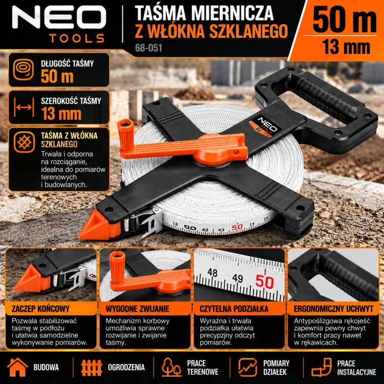 Profesjonalna Miara Włókninowa NEO Tools.png