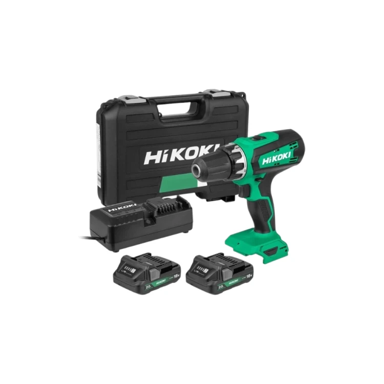 HiKOKI DS18DFWCZ wiertarko-wkrętarka akumulatorowa 18V 53 Nm 2x2,0Ah z ładowarką i walizką-Photoroom.webp