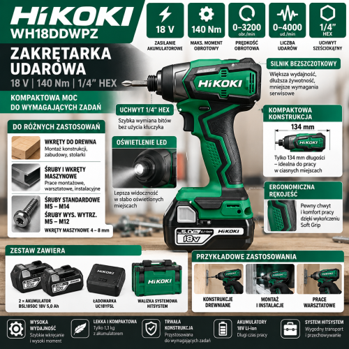 HiKOKI Zakrętarka Udarowa 18V.png
