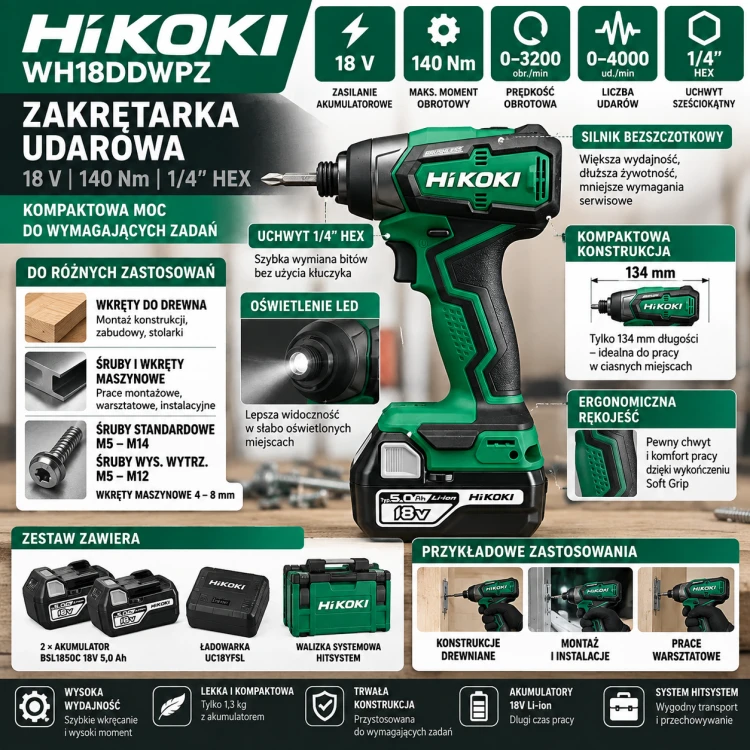 HiKOKI Zakrętarka Udarowa 18V.png