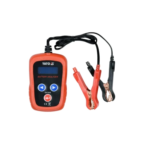 YATO YT-83113 elektroniczny tester akumulatorów samochodowych 12V CCA 200–1200A z wyświetlaczem cyfrowym-Photoroom.webp