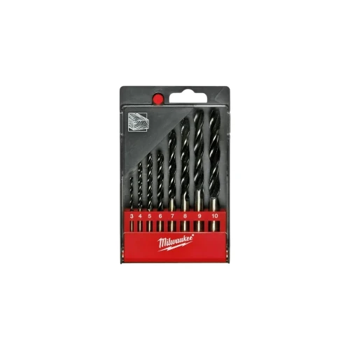 Milwaukee 4932352466 zestaw 8 wierteł do drewna o średnicach 3–10 mm z końcówką centrującą w kasecie-Photoroom.webp