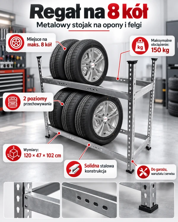 Metalowy regał na 8 kół – solidność warsztatu.png