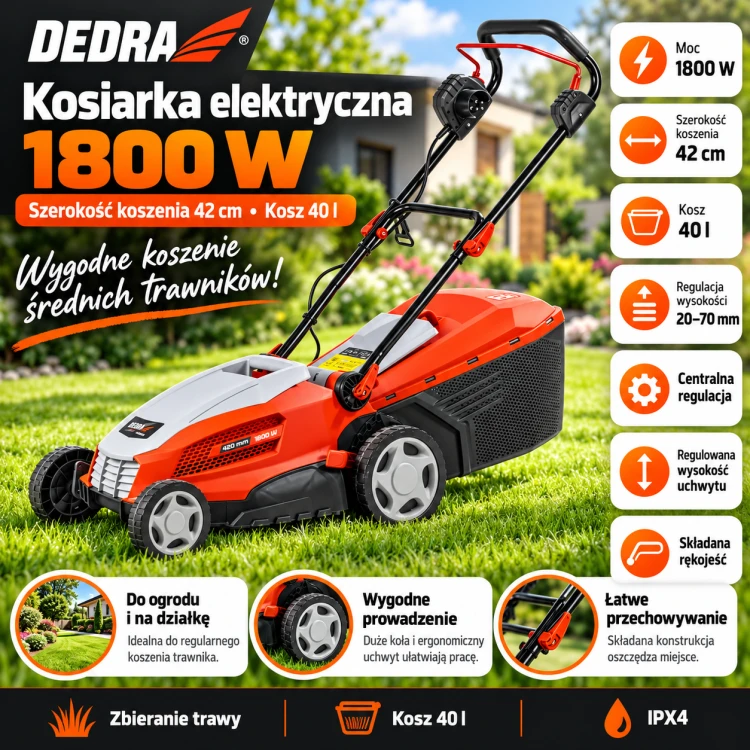 Kosiarka elektryczna DEDRA 1800 W.png