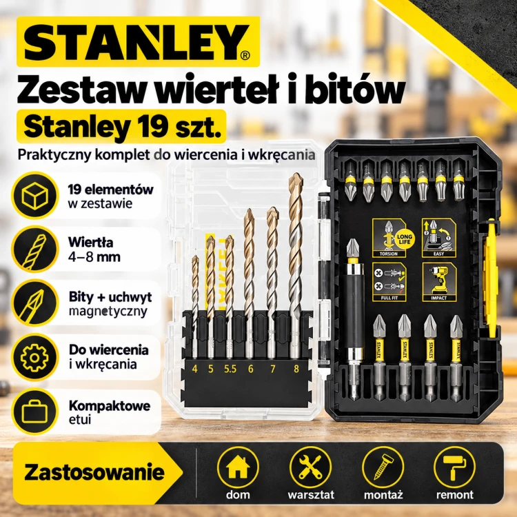 Zestaw wierteł i bitów Stanley.png