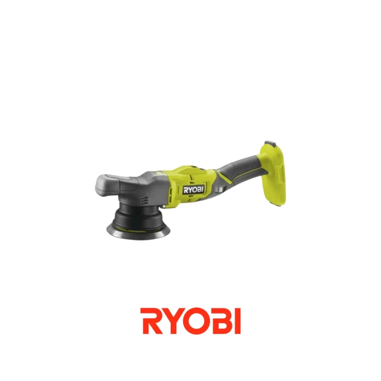 Polerka akumulatorowa mimośrodowa RYOBI R18P-0 18V ONE+ talerz 125 mm regulacja prędkości do polerowania lakieru samochodowego-Photoroom.webp
