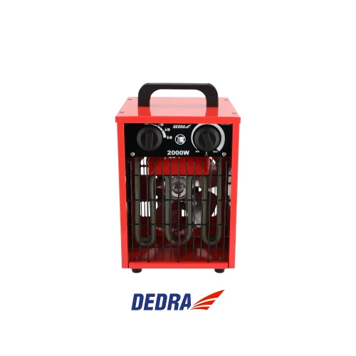 DEDRA DED9920 nagrzewnica elektryczna 2000W 230V z termostatem, regulacją mocy 1000_2000W i metalową czerwoną obudową-Photoroom (1).webp