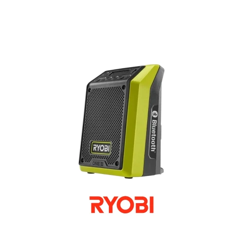 RYOBI RR18-0 radio budowlane akumulatorowe 18V ONE+ Bluetooth AM_FM z głośnikiem 10W i portem USB, wersja BODY-Photoroom.webp