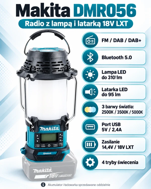 Makita DMR056_ Radio z lampą 18V LXT.png