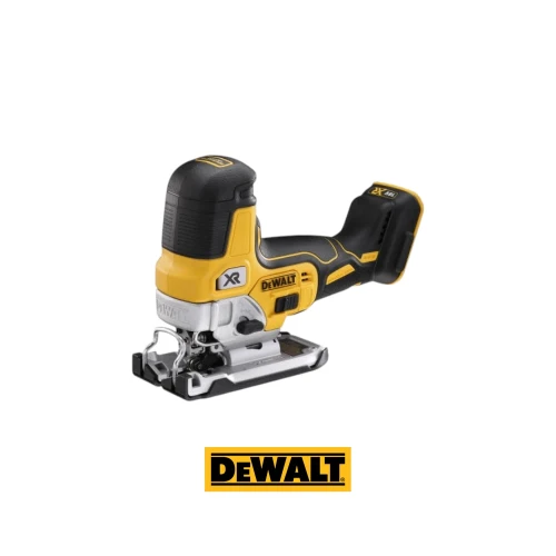 Wyrzynarka do drewna DeWALT DCS335N z silnikiem Brushless i regulacją prędkości do 3200 skoków na minutę.-Photoroom.webp