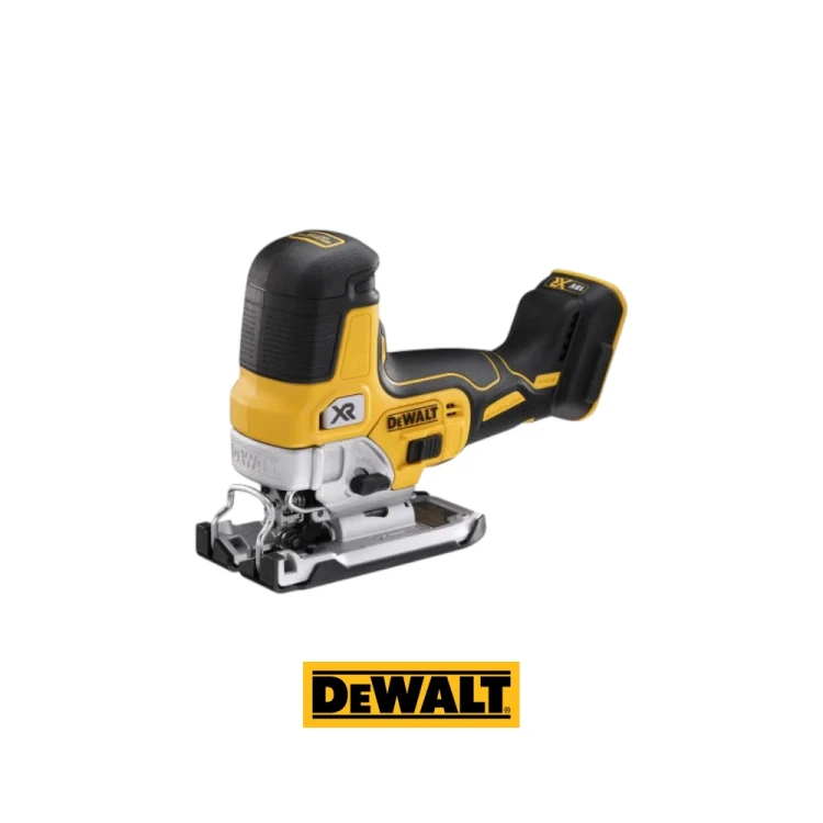 Wyrzynarka do drewna DeWALT DCS335N z silnikiem Brushless i regulacją prędkości do 3200 skoków na minutę.-Photoroom.webp