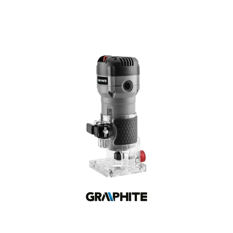 GRAPHITE 59G718 frezarka krawędziowa 510 W do drewna i MDF z uchwytem frezów 6 i 8 mm oraz przezroczystą podstawą.-Photoroom.webp