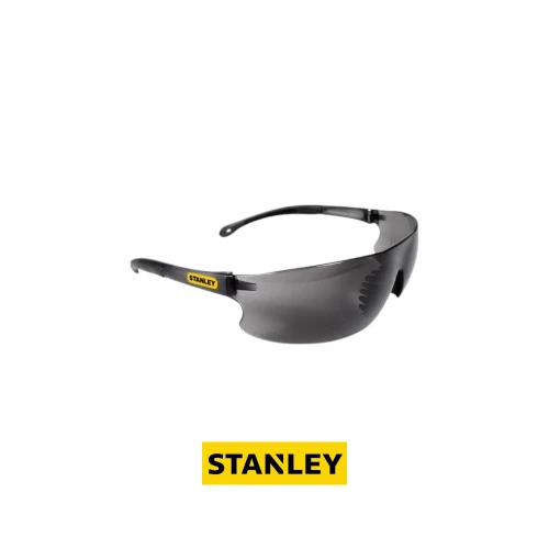 STANLEY SY120-2D Smoke bezoprawkowe okulary ochronne przyciemniane BHP z czarnymi zausznikami.-Photoroom.webp