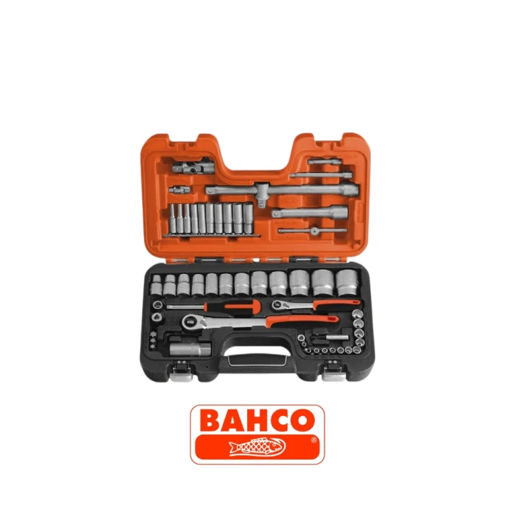 BAHCO S560 zestaw kluczy nasadowych 56 elementów 1_4 i 1_2 z grzechotkami 72T w walizce HDPE.-Photoroom.webp