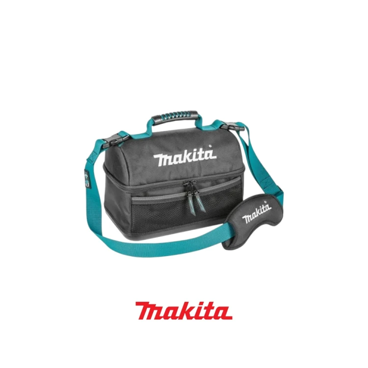 Makita E-15590 torba termiczna na lunch z paskiem, zamkiem błyskawicznym i wzmocnionym wodoodpornym spodem.-Photoroom (1).webp