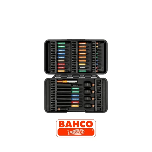 BAHCO 66IM_40C-1 zestaw 40 bitów i nasadek udarowych 1_4 PH PZ TORX HEX w wytrzymałej kasecie.-Photoroom.webp