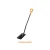 Łopata piaskowa Fiskars Solid 1066718 czarna 127 cm z metalowym trzonkiem i uchwytem D-Photoroom.webp