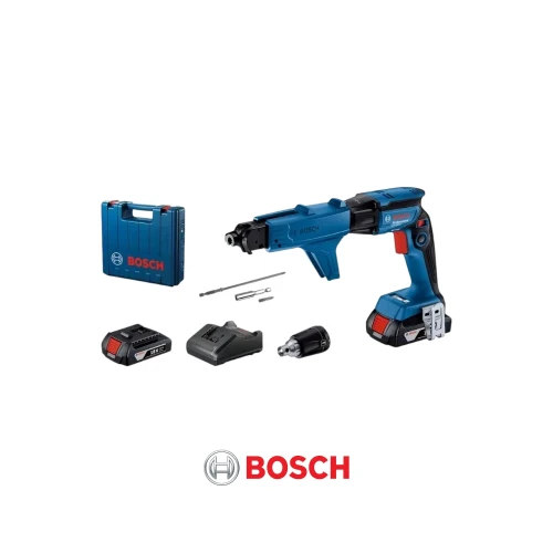 Bosch Professional GTB 185-LI wkrętarka do płyt G-K 18V z magazynkiem GMA 55, dwoma akumulatorami 2,0 Ah, ładowarką i walizką-Photoroom.webp