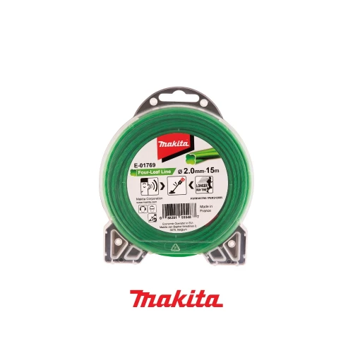Makita E-01769 Four-Leaf żyłka nylonowa koniczyna 2,0 mm długość 15 m do kos i podkaszarek-Photoroom.webp