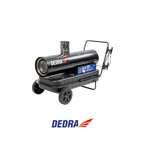 DEDRA DED9955BTK nagrzewnica olejowa 30 kW z odprowadzeniem spalin, termostatem, zbiornikiem paliwa 50 l i kołami transportowymi-Photoroom.webp