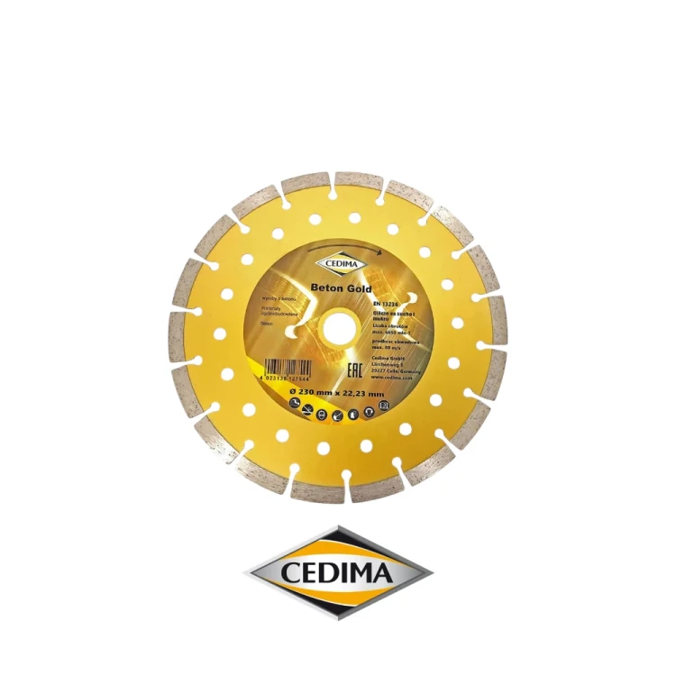 Cedima BET-GOLD 230 tarcza diamentowa segmentowa 230 mm do cięcia betonu cegły i krawężników-Photoroom.webp
