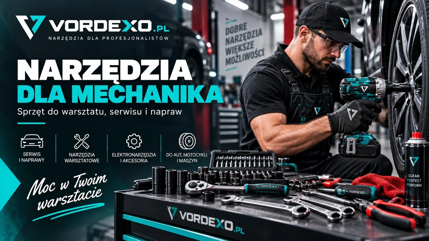 Narzędzia dla mechanika – klucz udarowy, nasadki, klucze i elektronarzędzia do profesjonalnego warsztatu, serwisu samochodów i maszyn | Vordexo.pl
