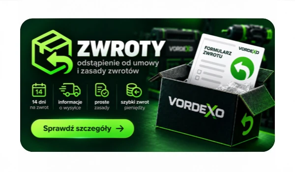 Zwroty produktów i odstąpienie od umowy Vordexo.pl